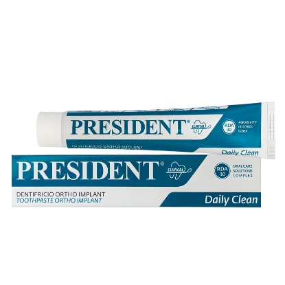 PRESIDENT Ortho Implan Daily Clean Toothpaste 75ML