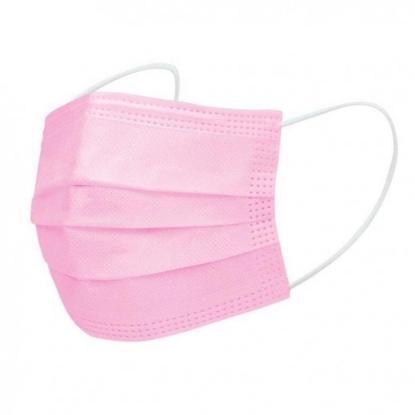 FADOMED Disposable Face Mask (Pink) 50's