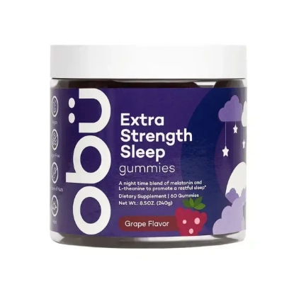 OBU Extra Strength Sleep Gummies 60's (Grape Flavour)