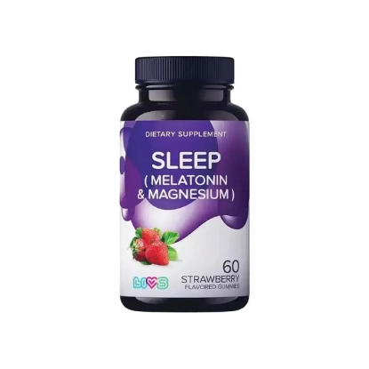 LIVS Sleep Melatonin & Magnesium Gummies - 60's