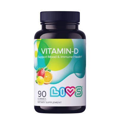 LIVS Vit-D 2,000 IU Gummies - 90's