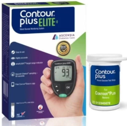 CONTOUR PLUS ELITE +50 STRIPS +25 LANCETS