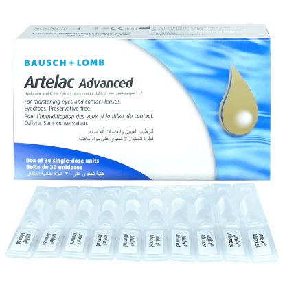 Picture of ARTELAC ADVANCED SINGLE DOSE EYE DROPS 30