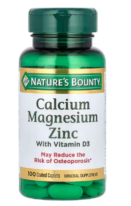 Picture of Nature's Bounty CALCIUM,MAGNISIUM ZINC WITH D3 100 TAB