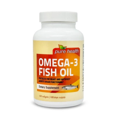 Pure Health Omega-3 Fish Oil - 100 Softgels