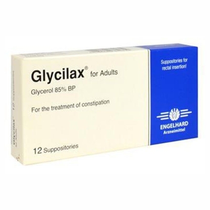 GLYCILAX SUPPOSITORIES FOR ADULTS 12'S