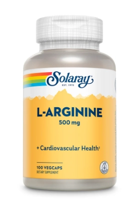 SOLARAY L-ARGININE 500 MG 100'S